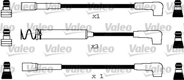 Valeo 346670 - Комплект проводов зажигания autodif.ru