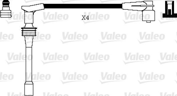 Valeo 346098 - Комплект проводов зажигания autodif.ru