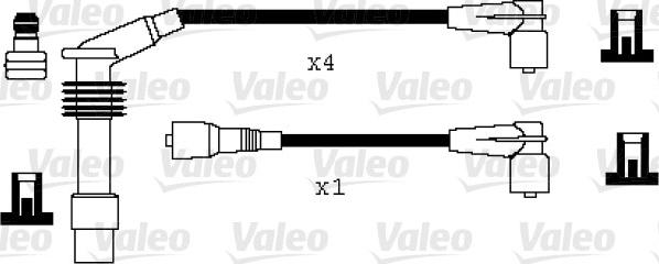 Valeo 346010 - Комплект проводов зажигания autodif.ru