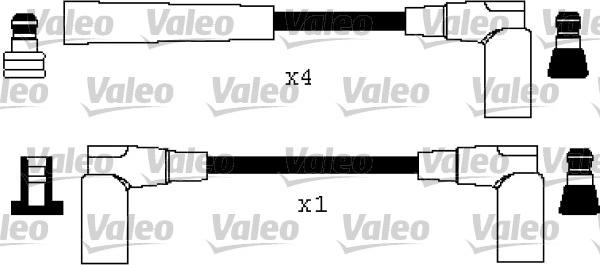 Valeo 346390 - Комплект проводов зажигания autodif.ru