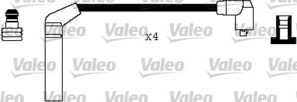 Valeo 346354 - Компл.проводов зажигания HYUNDAI ACCENT, GETZ, MATRIX, VERNA 1.5, 1.6 DOHC autodif.ru