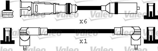 Valeo 346386 - Комплект проводов зажигания autodif.ru