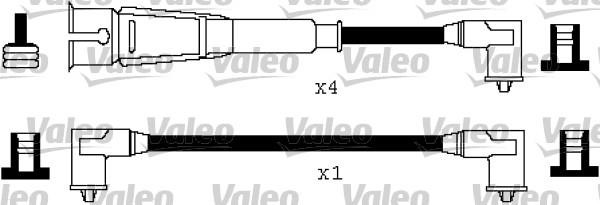 Valeo 346266 - Комплект проводов зажигания autodif.ru