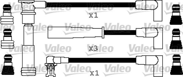 Valeo 346227 - Комплект проводов зажигания autodif.ru