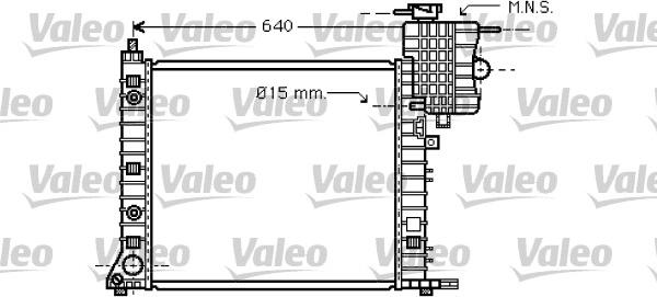 Valeo 734668 - Радиатор, охлаждение двигателя autodif.ru