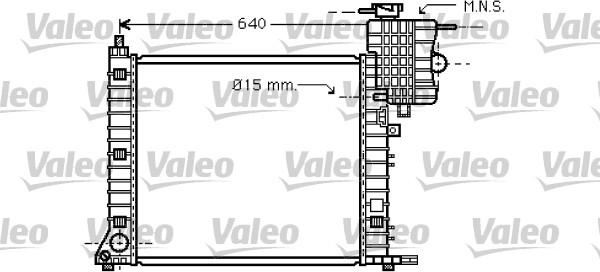 Valeo 734749 - Радиатор, охлаждение двигателя autodif.ru