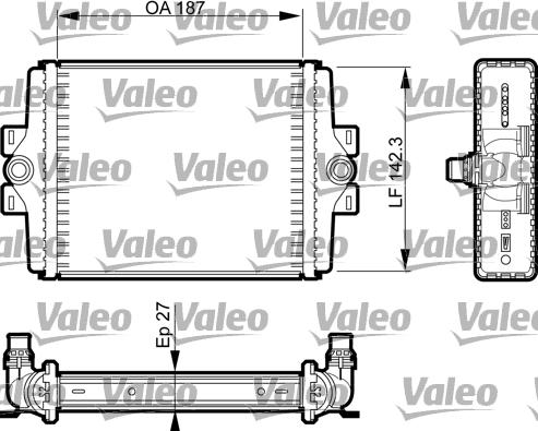 Valeo 735467 - Радиатор, охлаждение двигателя autodif.ru