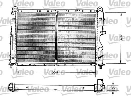Valeo 731159 - Радиатор, охлаждение двигателя autodif.ru