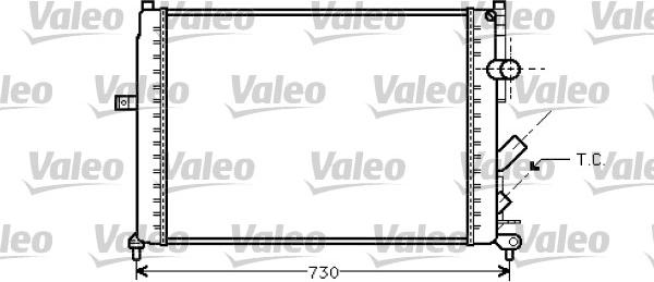 Valeo 731738 - Радиатор, охлаждение двигателя autodif.ru