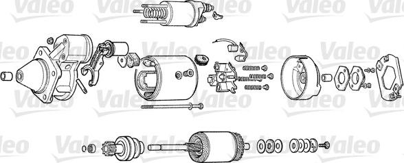 Valeo D9E771 - Стартер autodif.ru