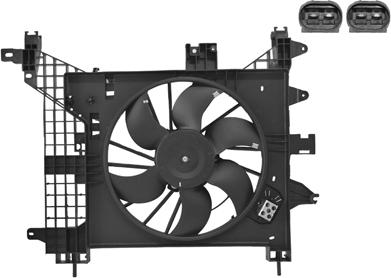 Van Wezel 1555748 - Вентилятор, охлаждение двигателя autodif.ru