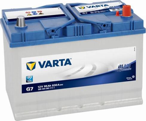 Varta 595404083 - Стартерная аккумуляторная батарея, АКБ autodif.ru