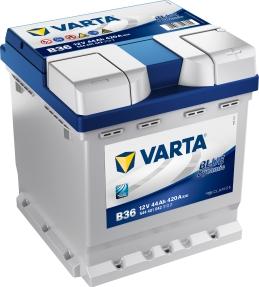 Varta 5444010423132 - Аккумулятор Blue Dynamic 12V 44AH 420A 175х175х190 Полярность 0 Клеммы 1 Крепление B13 (B36) autodif.ru