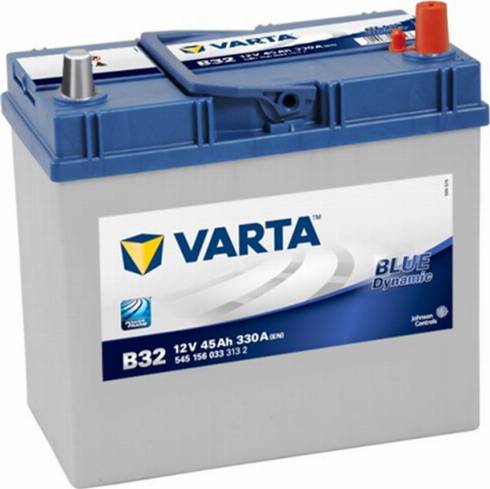 Varta 545156033 - аккумуляторная батарея! BLUE DYNAMIC 19.5/17.9 евро 45Ah 330A 238/129/227\ autodif.ru