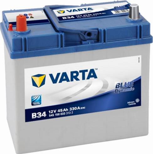 Varta 545158033 - Аккумулятор VARTA Blue Dynamic 45 А/ч прямая L+ B34 238x129x227 EN330 А autodif.ru