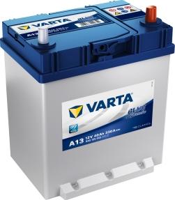 Varta 5401250333132 - АКБ 6СТ-40 (обр. пол.) (187x140x227) (330А)Азия тонкие клеммы бортик Varta Blue Dynamic (Чехия) autodif.ru