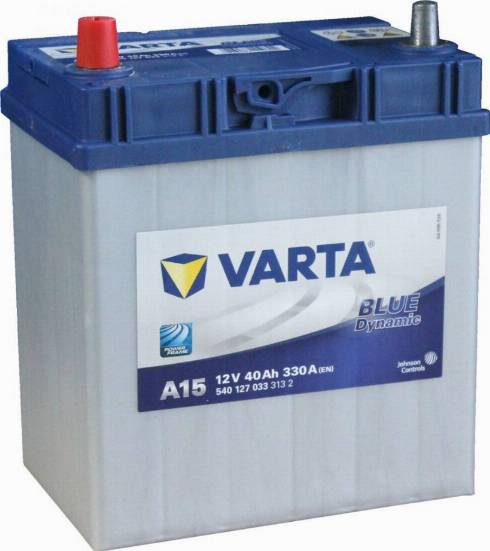 Varta 540127033 - аккумуляторная батарея! BLUE DYNAMIC 14.7/13.1 рус 40Ah 330A 187/127/227\ autodif.ru