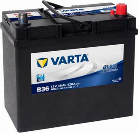 Varta 548175042 - аккумуляторная батарея! BLUE DYNAMIC с повыш.хар. 19.5/17.9 евро 48Ah 420A 238/129/227\ autodif.ru