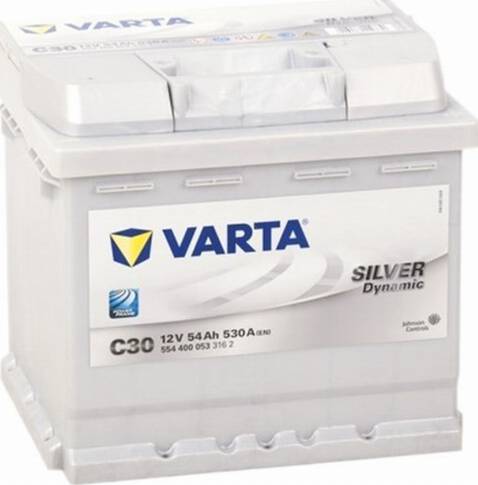 Varta 554400053 - Стартерная аккумуляторная батарея, АКБ autodif.ru