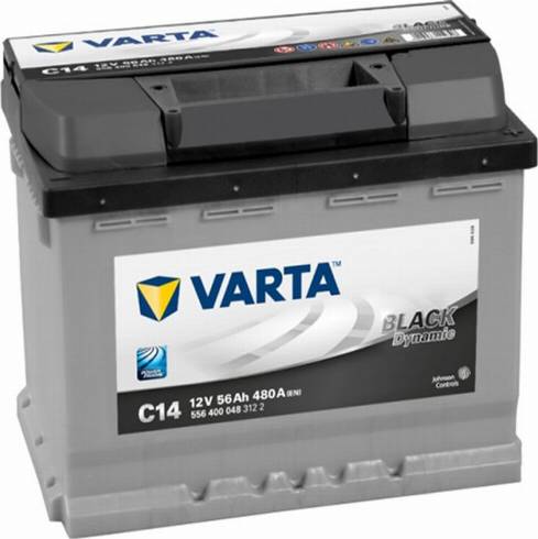 Varta 556400048 - Стартерная аккумуляторная батарея, АКБ autodif.ru