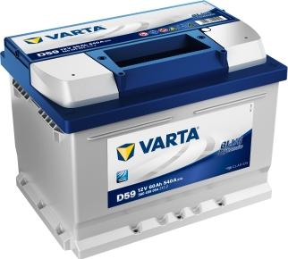 Varta 5604090543132 - Аккумулятор VARTA Blue Dynamic D59 6СТ-60 (О.П.) Низкий 540А CLARIOS autodif.ru