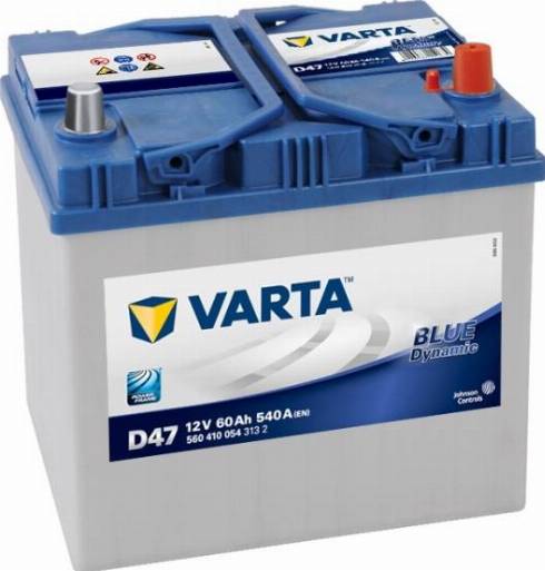 Varta 560410054 - Стартерная аккумуляторная батарея, АКБ autodif.ru