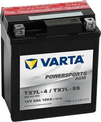 Varta 506014010I314 - Стартерная аккумуляторная батарея, АКБ autodif.ru