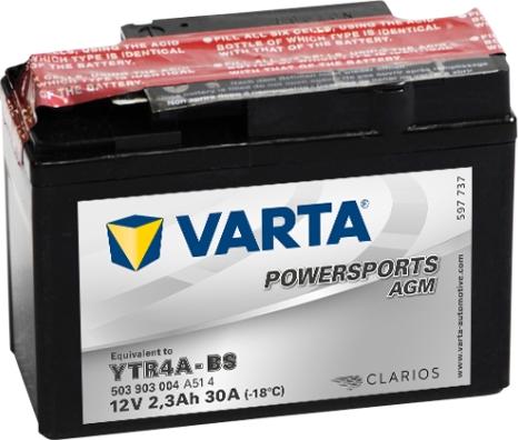 Varta 503903004A514 - Стартерная аккумуляторная батарея, АКБ autodif.ru