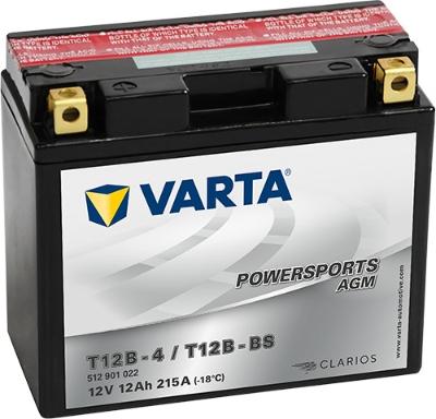 Varta 512901022I314 - Стартерная аккумуляторная батарея, АКБ autodif.ru