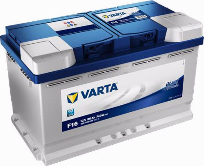 Varta 580400074 - Стартерная аккумуляторная батарея, АКБ autodif.ru