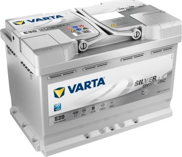 Varta 570901076J382 - Стартерная аккумуляторная батарея, АКБ autodif.ru