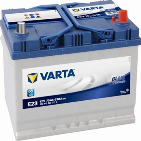 Varta 570412063 - Стартерная аккумуляторная батарея, АКБ autodif.ru