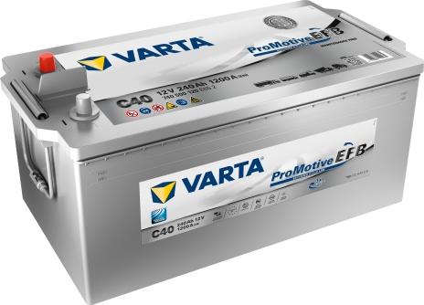 Varta 740500120E652 - Стартерная аккумуляторная батарея, АКБ autodif.ru