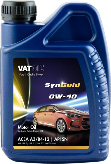 VatOil VTSYNGOLD0W40 - Моторное масло autodif.ru