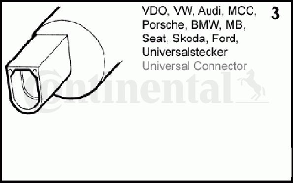 VDO 246-086-001-002Z - Windscreen washer pump front (12V) fits: AUDI 100 C4, 80 B3, 80 B4, A3, A4 B5, A6 C4, A6 C5, A8 D2, autodif.ru