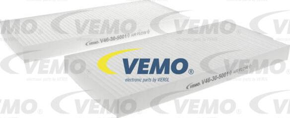 Vemo V46-30-5001 - Фильтр воздуха в салоне autodif.ru