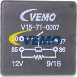Vemo V15-71-0007 - Реле, продольный наклон шкворня вентилятора autodif.ru