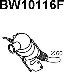 Veneporte BW10116F - Сажевый / частичный фильтр, система выхлопа ОГ autodif.ru
