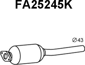 Veneporte FA25245K - Катализатор autodif.ru