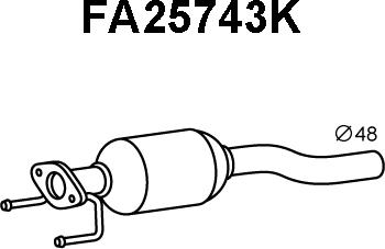 Veneporte FA25743K - Катализатор autodif.ru