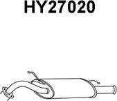 Veneporte HY27020 - Глушитель выхлопных газов, конечный autodif.ru