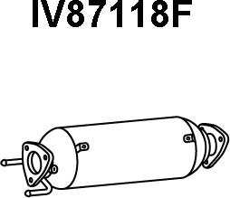 Veneporte IV87118F - Сажевый / частичный фильтр, система выхлопа ОГ autodif.ru