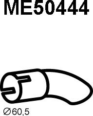 Veneporte ME50444 - Труба выхлопного газа autodif.ru