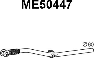 Veneporte ME50447 - Труба выхлопного газа autodif.ru
