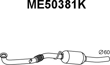 Veneporte ME50381K - Катализатор autodif.ru