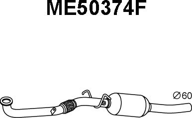 Veneporte ME50374F - Сажевый / частичный фильтр, система выхлопа ОГ autodif.ru
