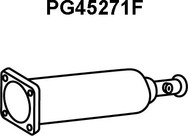 Veneporte PG45271F - Сажевый / частичный фильтр, система выхлопа ОГ autodif.ru