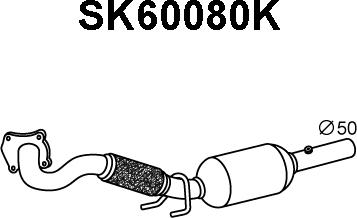 Veneporte SK60080K - Катализатор autodif.ru