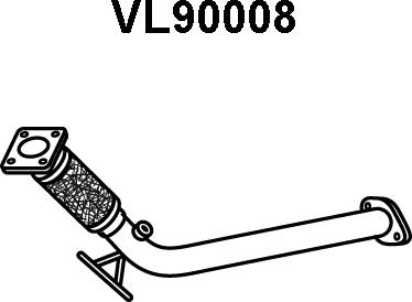 Veneporte VL90008 - Труба выхлопного газа autodif.ru