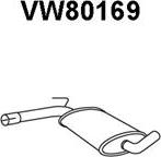 Veneporte VW80169 - Средний глушитель выхлопных газов autodif.ru